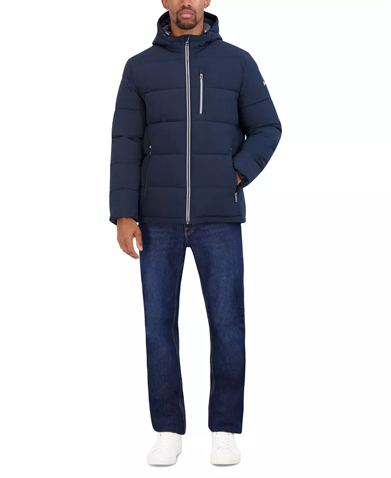 Men's Quilted Hooded Puffer Jacket