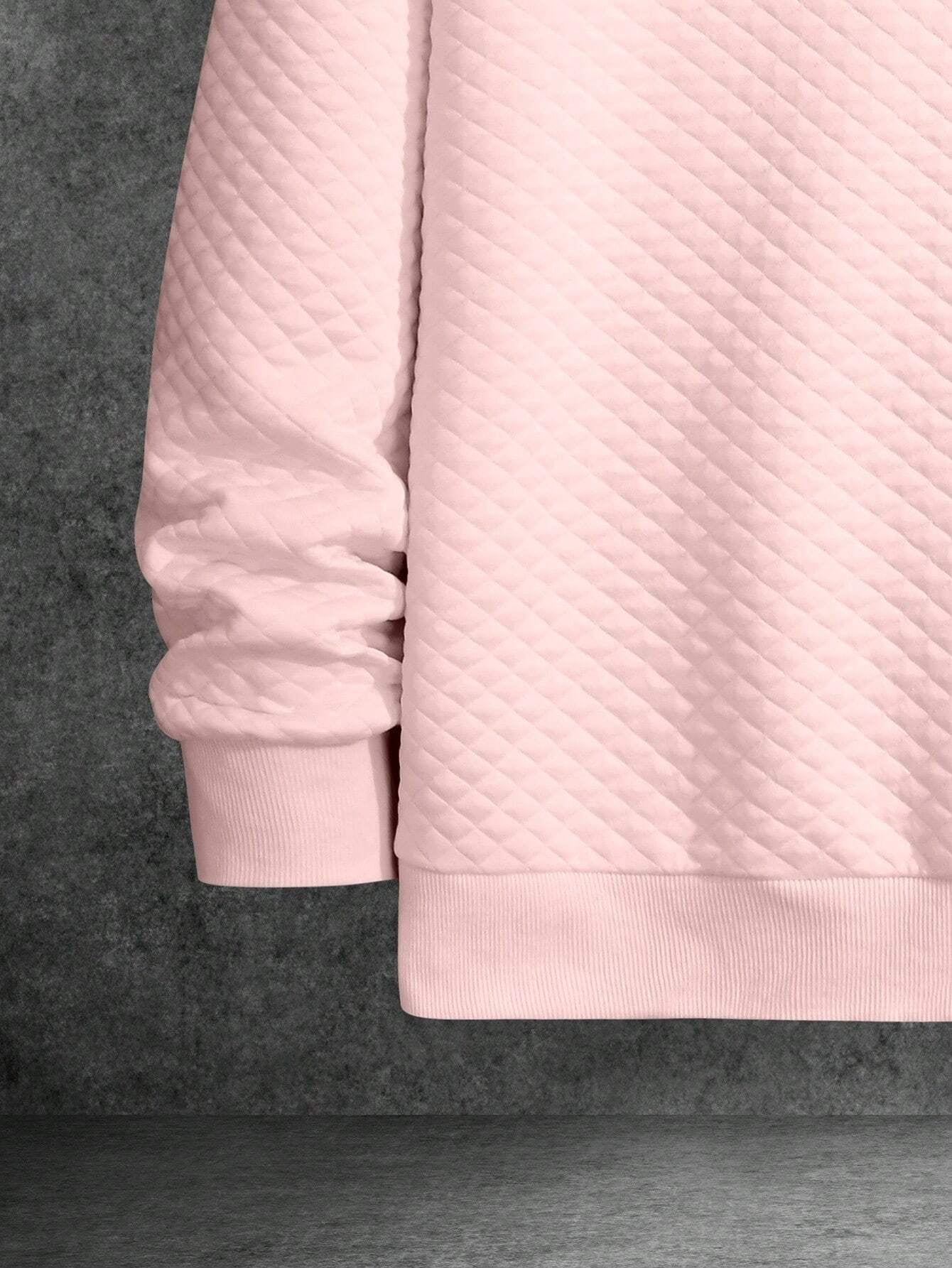 Men's Drop Shoulder Plain Long Sleeve Going Out Casual Sweatshirt