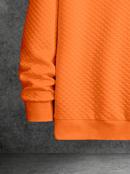 Men's Drop Shoulder Plain Long Sleeve Going Out Casual Sweatshirt