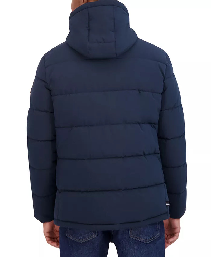 Men's Quilted Hooded Puffer Jacket