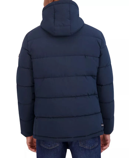 Men's Quilted Hooded Puffer Jacket