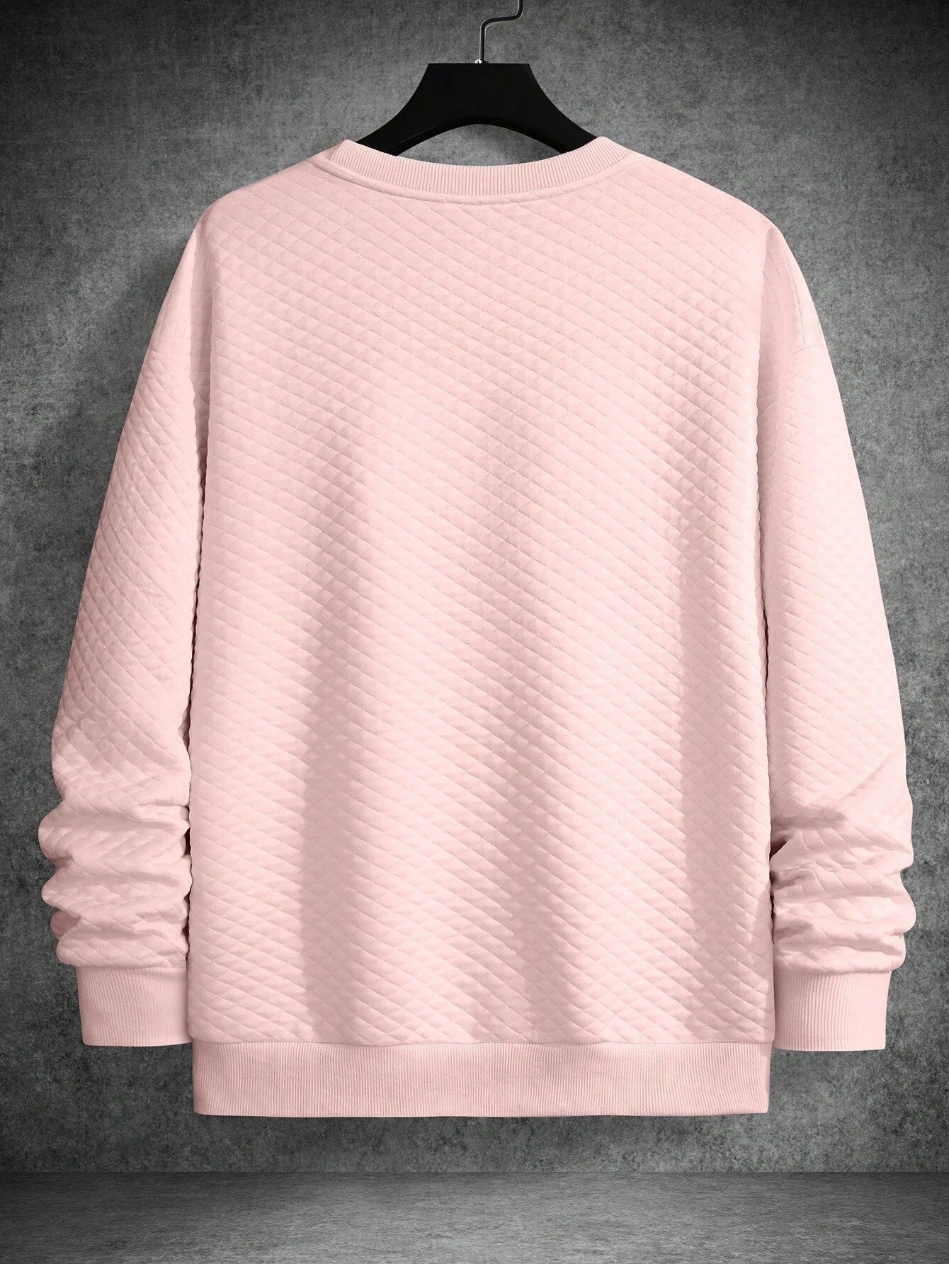 Men's Drop Shoulder Plain Long Sleeve Going Out Casual Sweatshirt